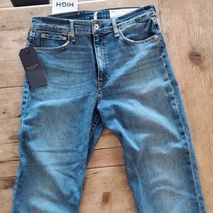 NWT-Rag&bone size 29 Nina Hi-rise Ankle flare Jean